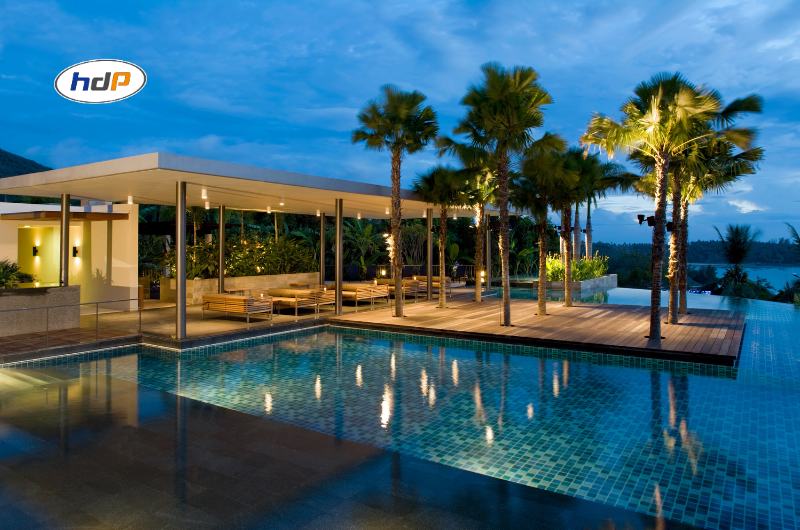 giải pháp chiếu sáng villa