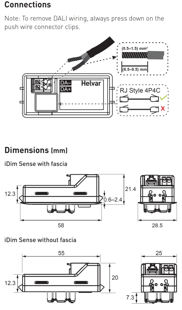Bộ cảm biến Helvar - 315 iDim Sense System Sensor - Image 2